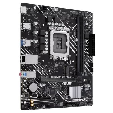Placa Mãe ASUS PRIME H610M-F D4 R2.0, Intel H610, LGA 1700, Micro-ATX, 2 Slots DDR4, 1 Slot M.2 - 90MB1H70-M0EAY0