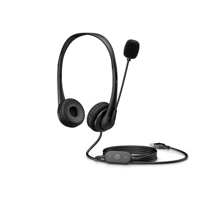 Headset HP G2, Estéreo, Conexão USB, Microfone com Cancelamento de Ruído, Preto - 428H5AA#ABL