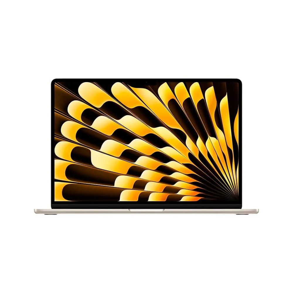 "MacBook Air Apple 15"" Chip M4, CPU 10 Núcleos, GPU 10 Núcleos, Neural Engine 16 Núcleos, 16GB RAM, SSD 256GB, Estelar -  MW1J3BZ/A"