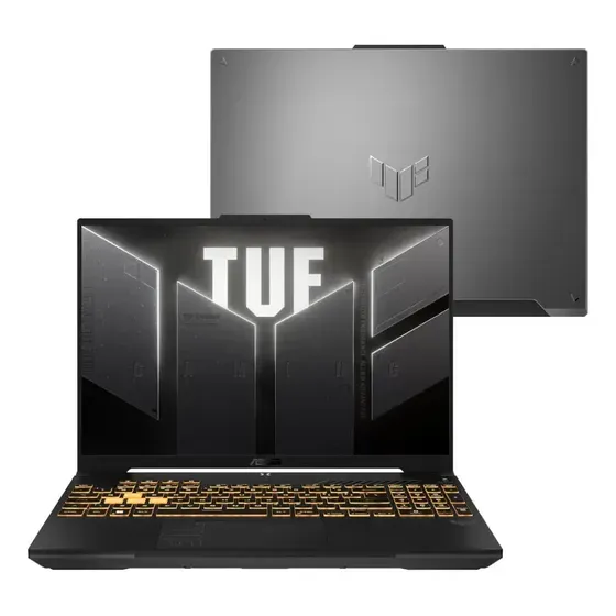 Notebook ASUS TUF Gaming F16 Core i7 NVIDIA RTX™ 4050 8GB Ram 512GB SSD KeepOS Linux Tela 16"" FHD+ Mecha Gray - FX607VU-RL008