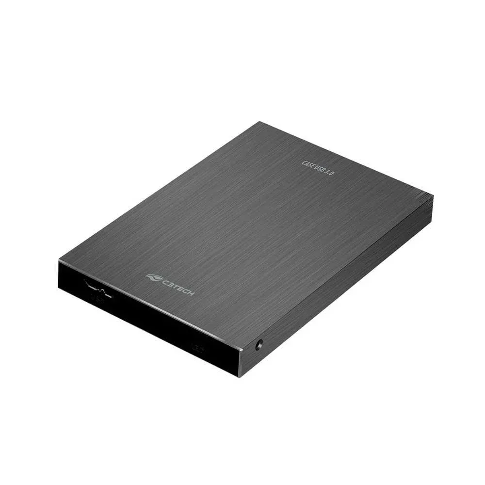 "Gaveta C3tech Para Hd Externo 2,5"" Usb 3.0 Ch-400cb Preto"