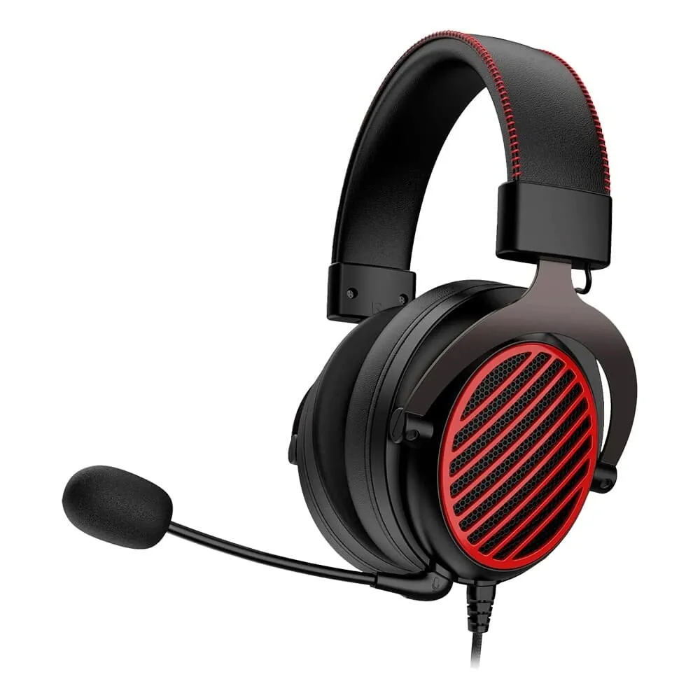 Headset Gamer Redragon Luna, Microfone Removível, USB e Cabo Y, Preto - H540