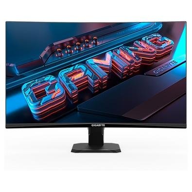 "Monitor Gamer Curvo Gigabyte 27"", Full HD, 180Hz, 1ms, FreeSync Premium, HDR Ready, Preto - GS27FC-SA"
