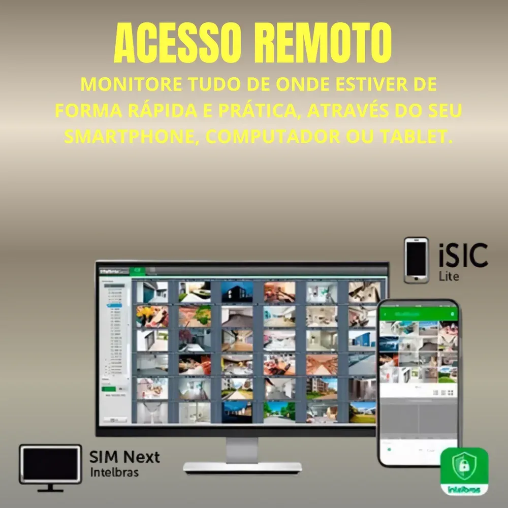 Kit Cftv 1 Câmera Ip Vipc 1230b Intelbras Nvd 1404p S/hd