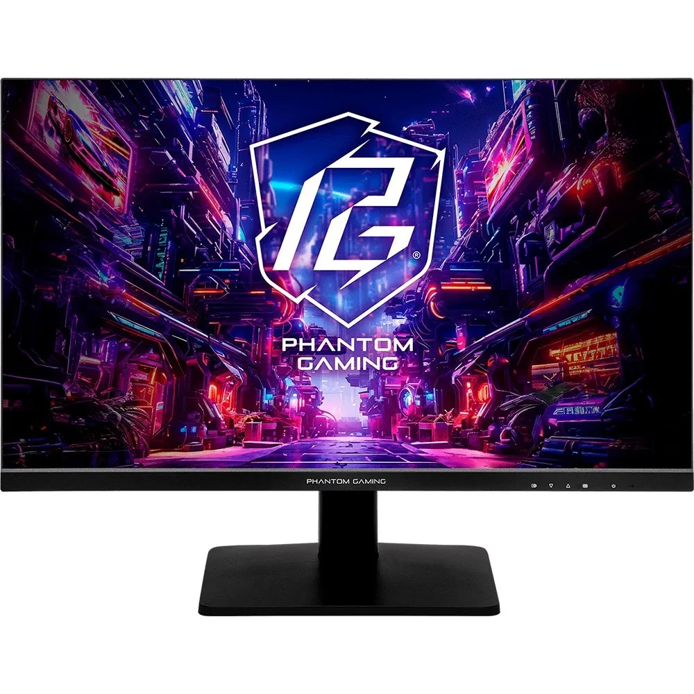 "Monitor Gamer ASRock Phantom 27"""", FHD, 520Hz, 1ms, IPS, FreeSync Premium, HDR 400, DisplayPort e HDMI, Preto - PG27FFX1B"