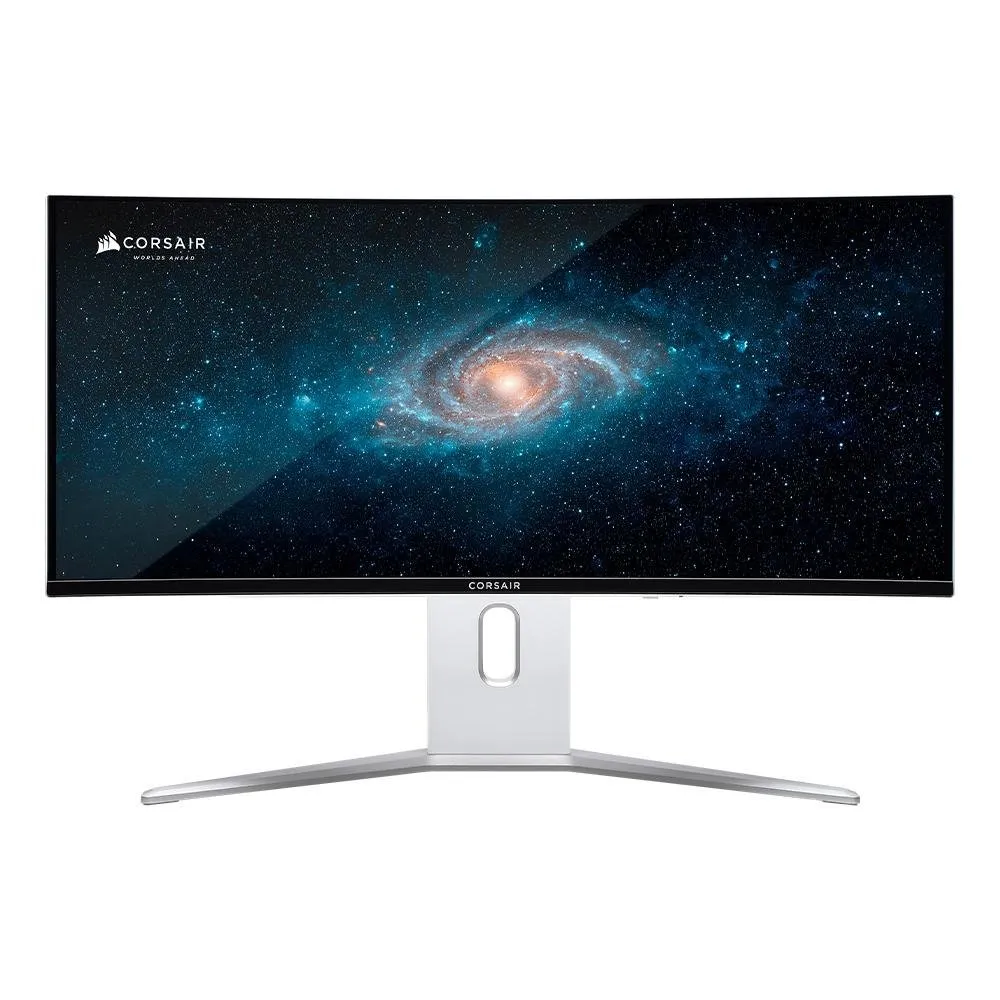 "Monitor Gamer Curvo Corsair Xeneon QD-OLED 34"", WQHD, 240Hz, 0.03ms, FreeSync Premium, G-Sync Comp., HDR 400, USB-C, Altura Ajustável - CM-9030005-NA"