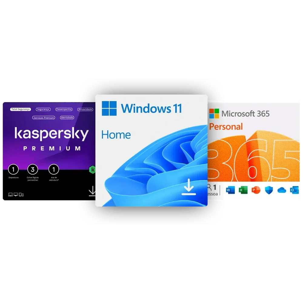 WINDOWS 11 Home + Microsoft 365 Personal + Kaspersky Premium 1 Dispositivo