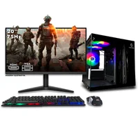 "Computador Nextpc Gamer Completo Intel Core i7 6ª, RTX 3050 6gb, 16gb, SSD 512gb, Monitor 20"", Gabinete Aquário"