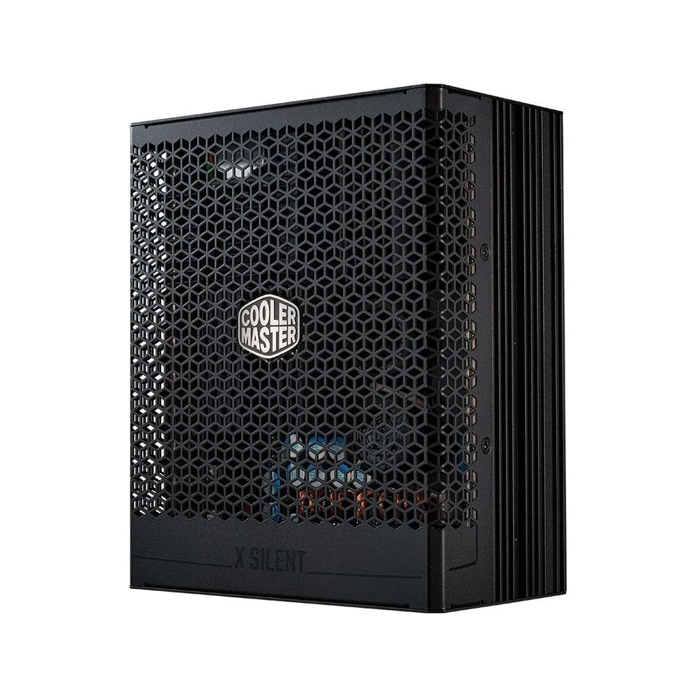 Fonte Cooler Master X Silent Edge Platinum 850, 850W, 80 Plus Platinum, PFC Ativo, Sem Cabo, Preto - MPS-8501-AFAP-BBR