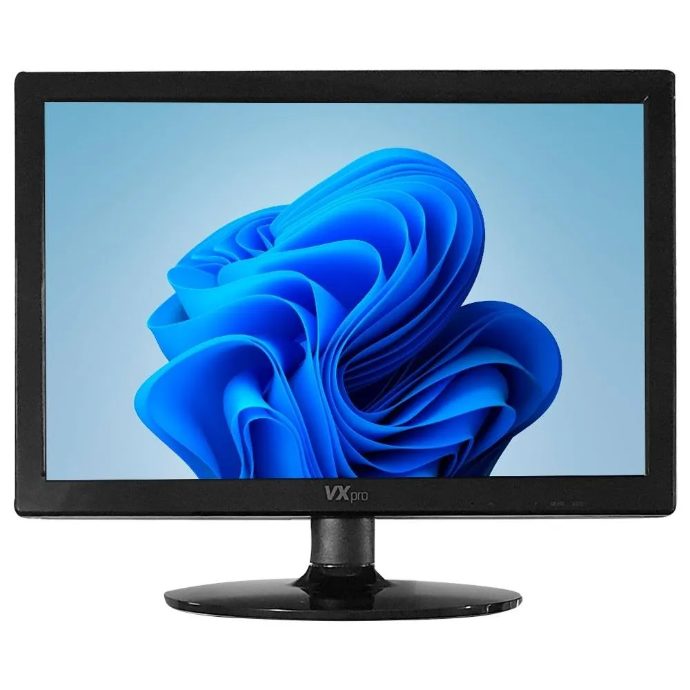 "Monitor VX Pro 15.4"", HD, HDMI e VGA, Preto - VX154X"