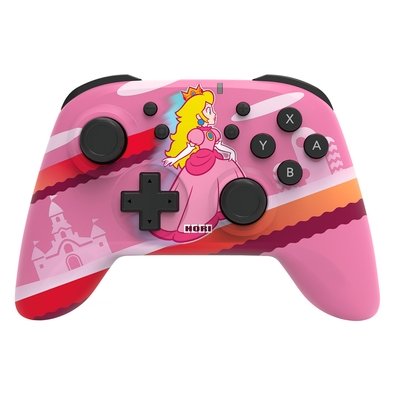 Controle Sem Fio HORI Horipad Peach, Bluetooth, para Nintendo Switch - NSW-360U