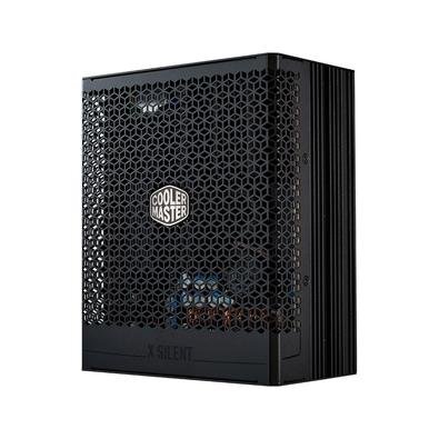 Fonte Cooler Master X Silent Edge Platinum 850, 850W, 80 Plus Platinum, PFC Ativo, Sem Cabo, Preto - MPS-8501-AFAP-BBR