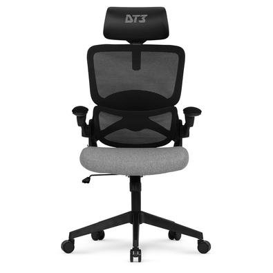 Cadeira de Escritório Ergonômica  GTL, Até 110kg, Cilindro de Gás Classe 4, Nylon, Cinza Claro - 14049-8