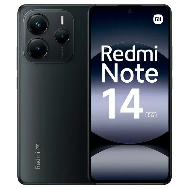 "Smartphone Xiaomi Redmi Note 14 5g 8GB De Ram 256gb De Armazenamento Dual Sim Tela 6.67"" - Preto"