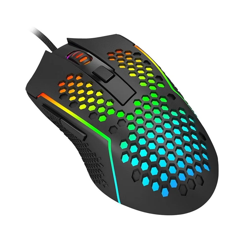 Mouse Gamer Redragon Reaping,  Chroma Mk2, RGB, 12400DPI, Optical Switch, 6 Botões, Preto - M987-K