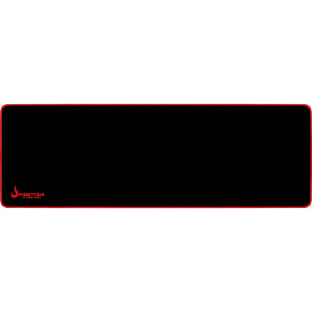 Mousepad Gamer Rise Mode Speed, Estendido (900x300mm), Costura Vermelha - RG-MP-06-ZR