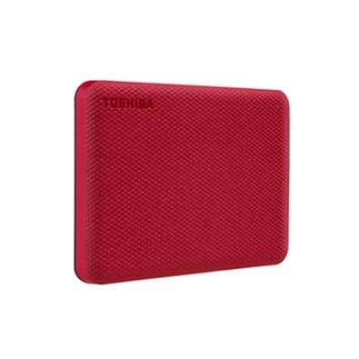 HD Externo Toshiba 2TB Canvio Advance, USB 3.0, Vermelho - HDTCA20XR3AA