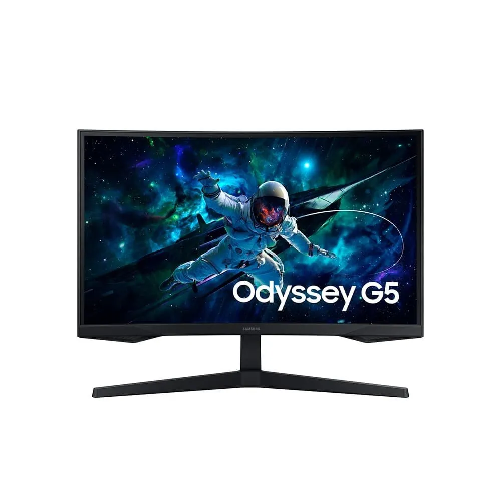 "Monitor Gamer Curvo Samsung Odyssey G5 27"", QHD, 165Hz, 1ms, FreeSync, HDR10 - LS27CG552ELMZD"